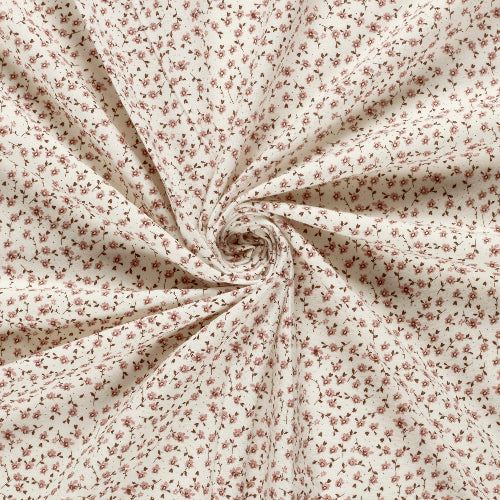 Bomullsflanell - Små Blomster