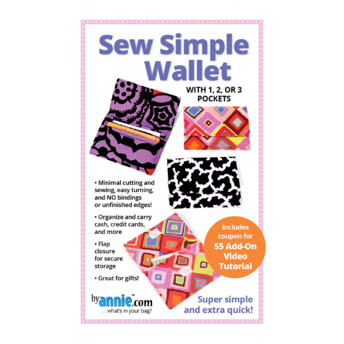 By Annie Sew Simple Wallet