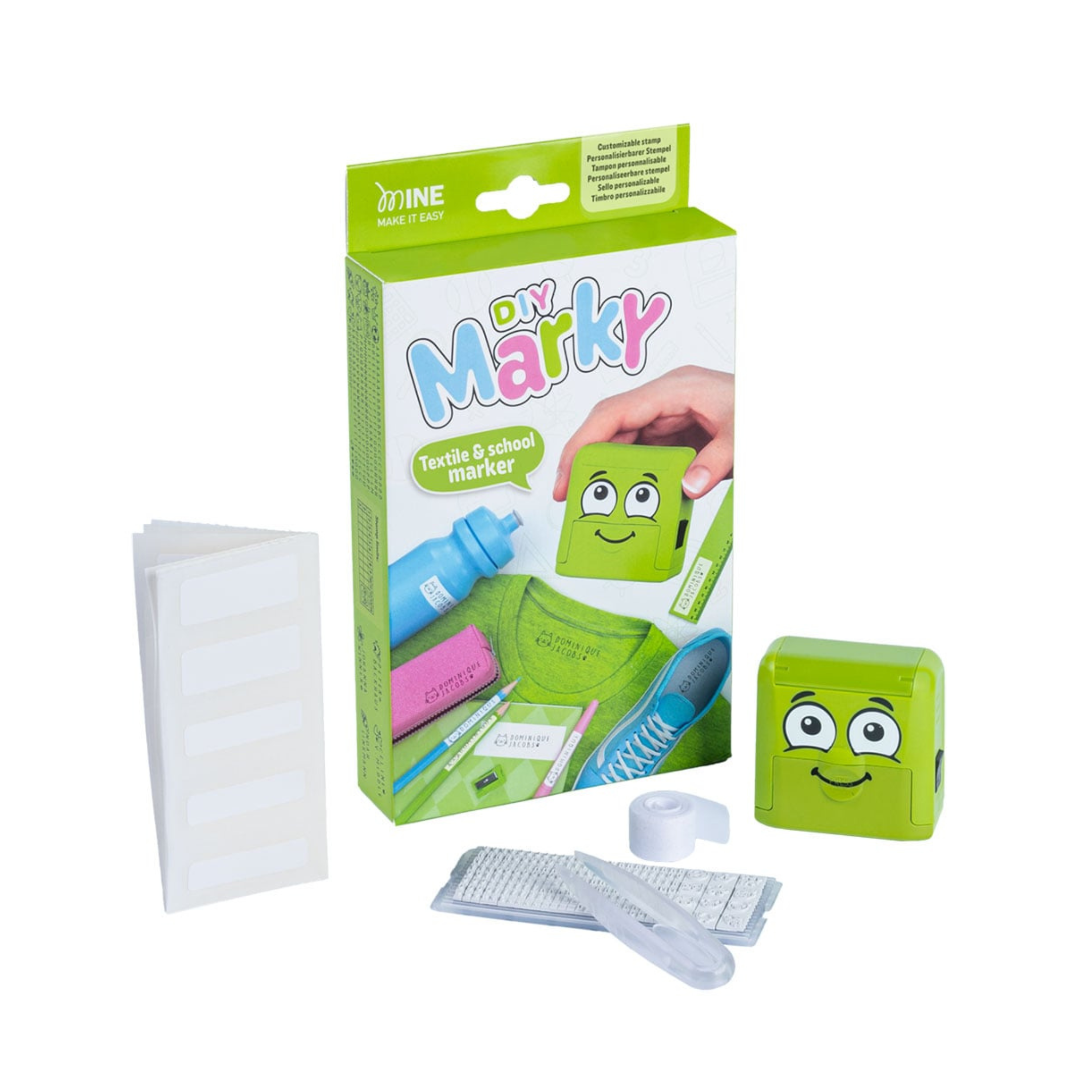COLOP DIY Marky Stempelsett Navnelapper – Grønn