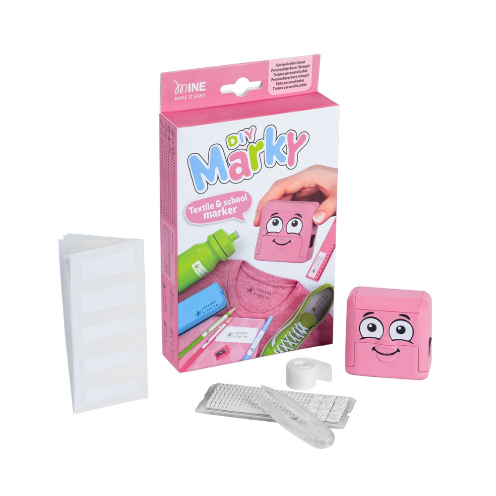 COLOP DIY Marky Stempelsett Navnelapper – Rosa