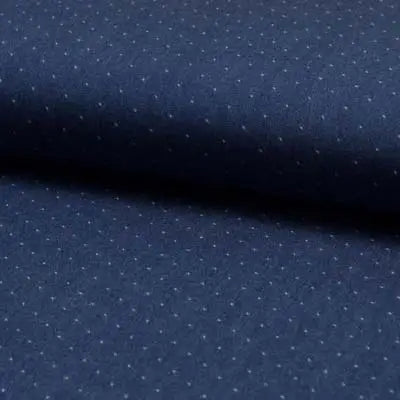 Chambray Tynn Denim/Jeans - Dobby mørk blå