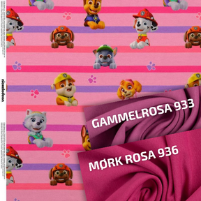 Jersey Striper med Paw Patrol rosa