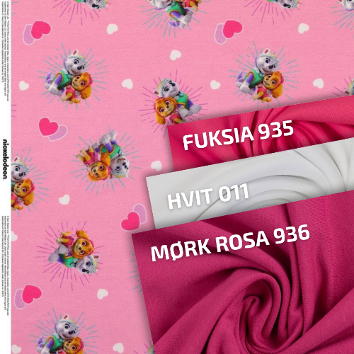 Jersey med Rosa Paw Patrol