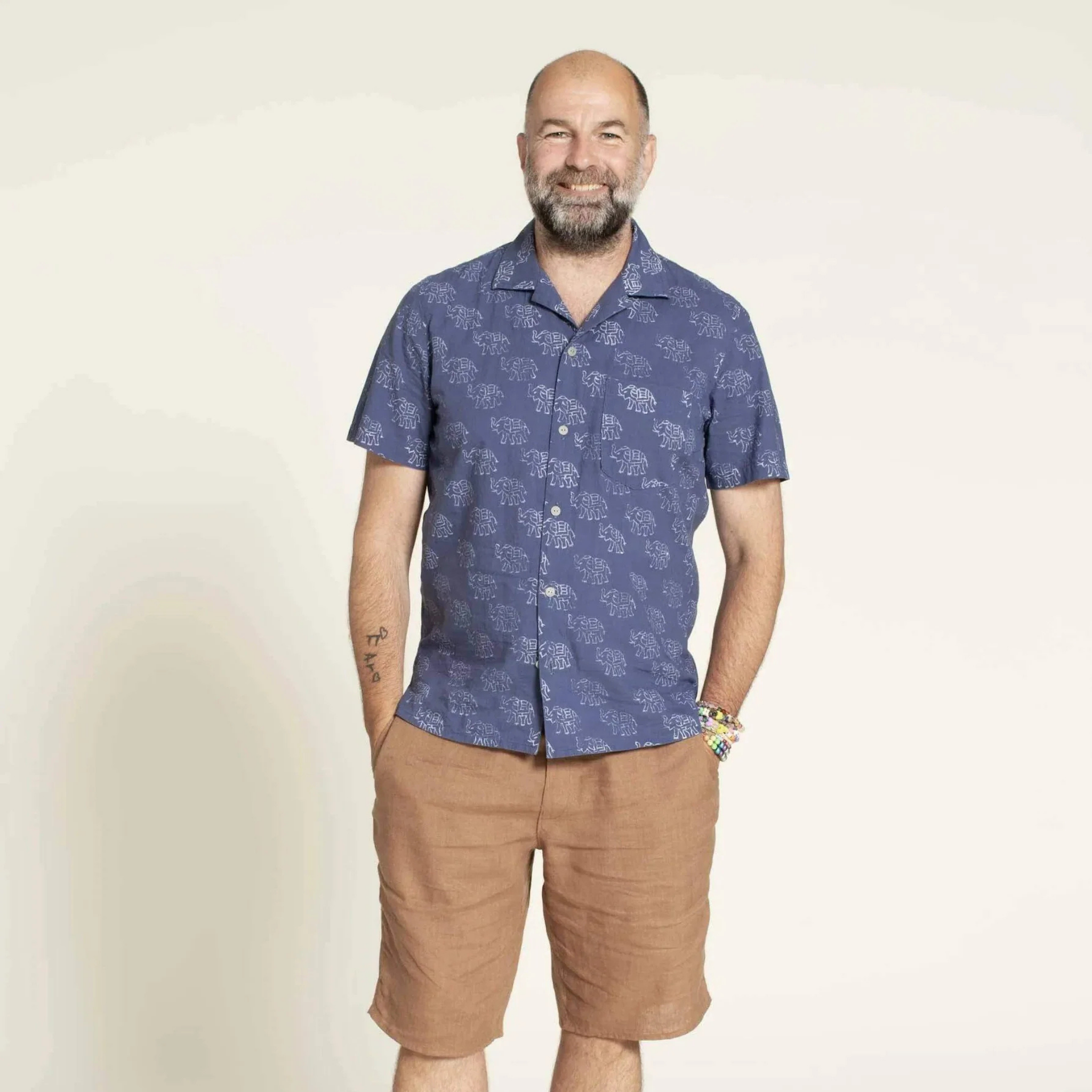 Wardrobe by Me - Tropical Skjorte, Herre Papir Mønster