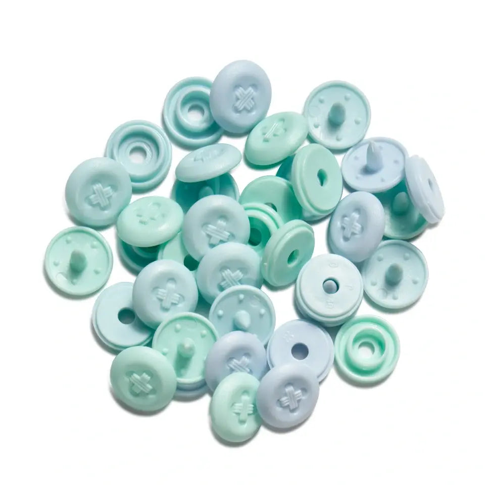 Prym Love – Trykknapper Snaps 9mm Mini, Mint Mix