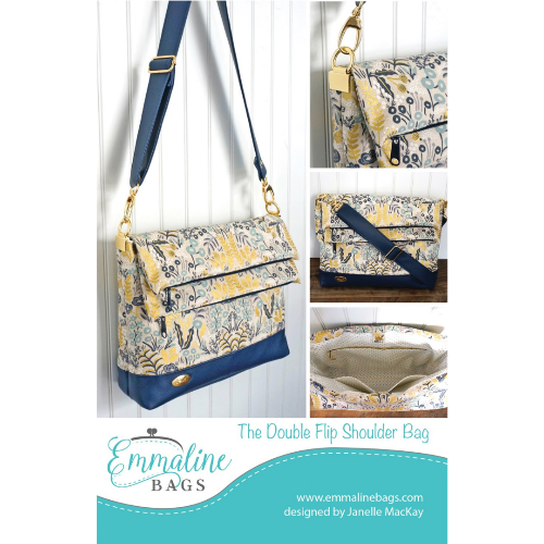 Emmaline Bags Double Flip Shoulder Bag