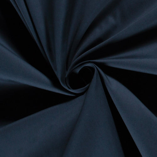 Fast Bomullspoplin, Marineblå