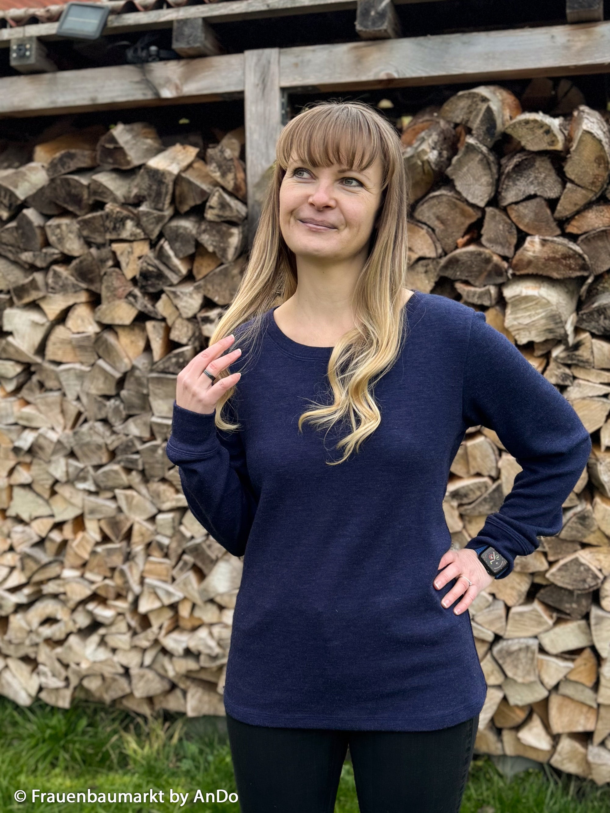 Merinoull Jersey - Melert Lys Grå