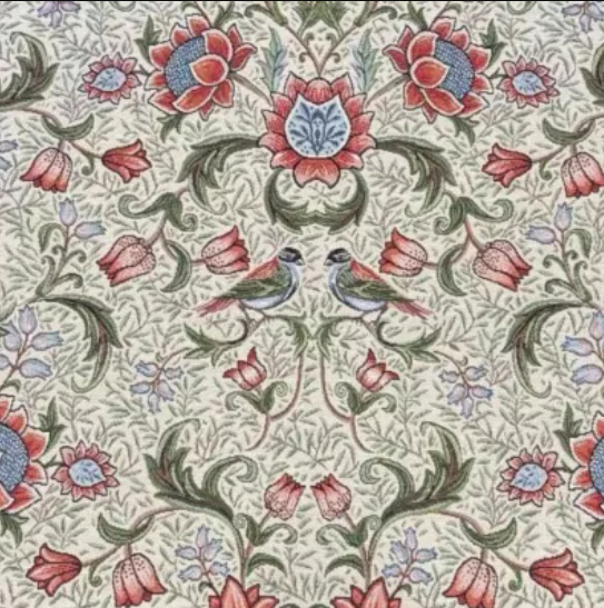 Gobelin - William Morris, blomster og fugler