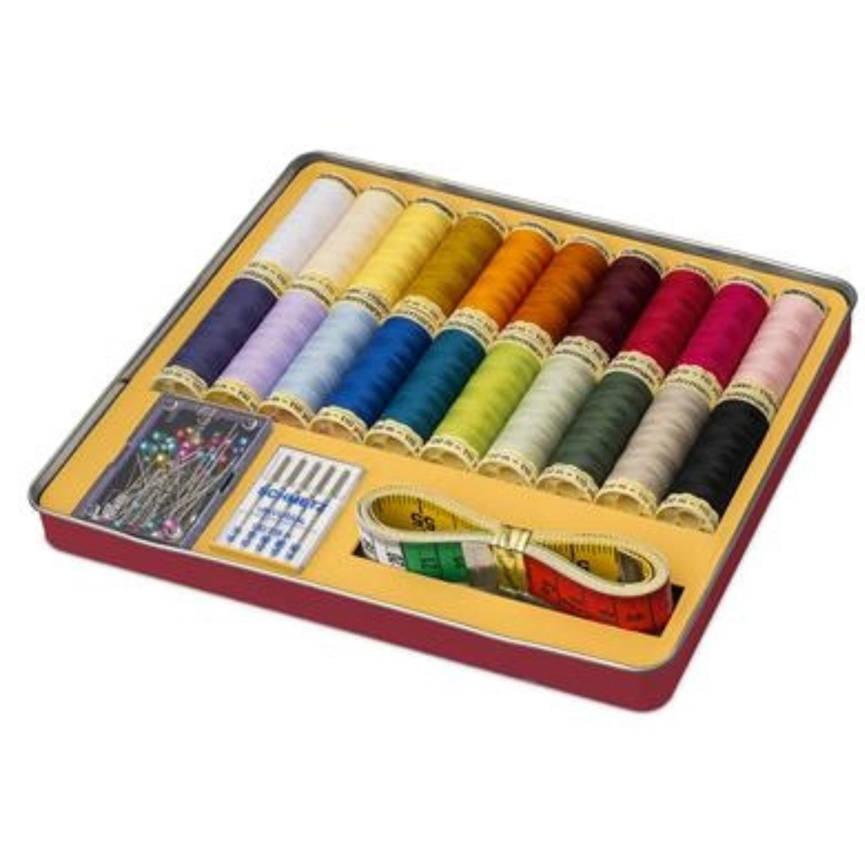 Gutermann Sy-kit med 20 trådsneller, målebånd og nåler