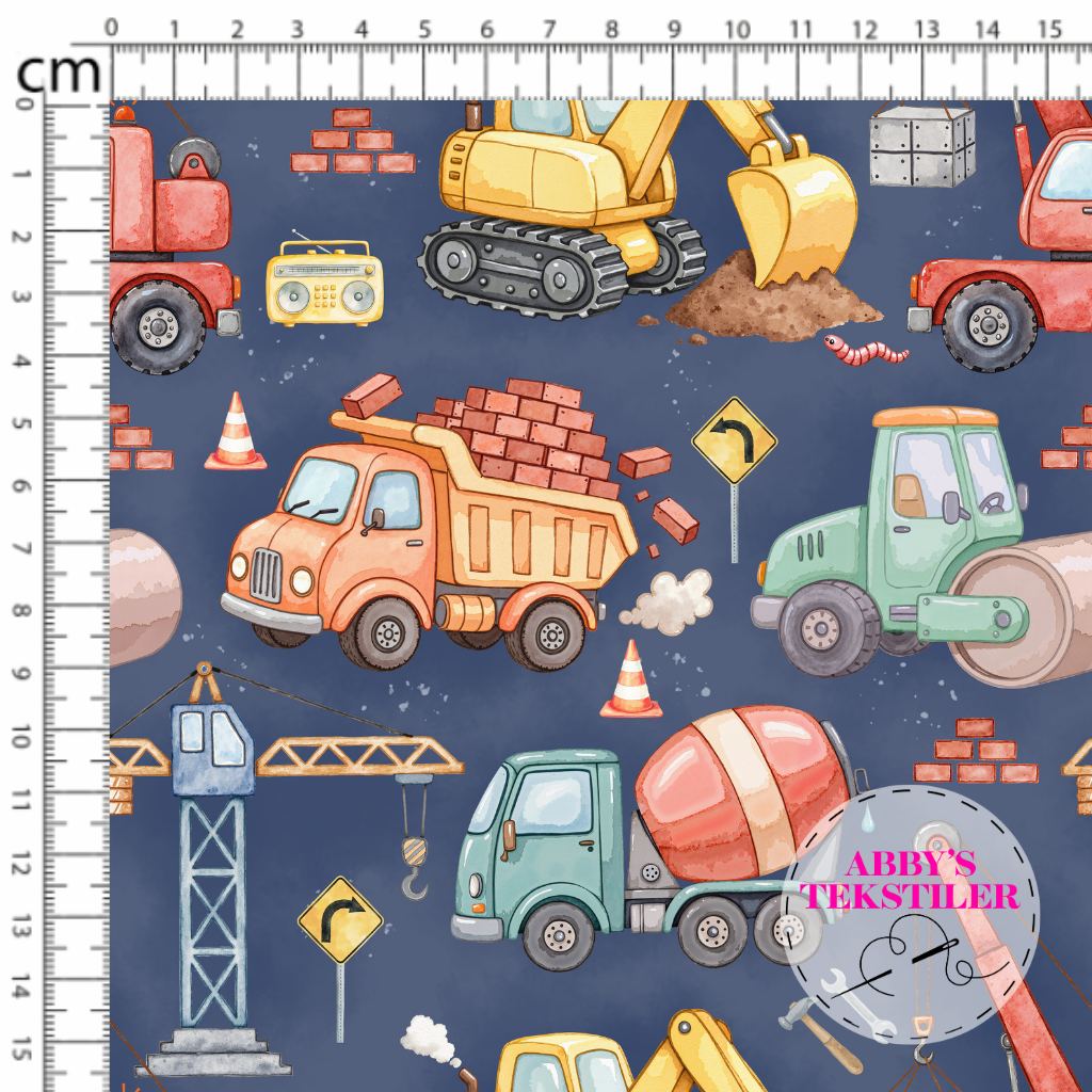 *Forhåndsbestilling* Jersey - Anleggsmaskiner blå