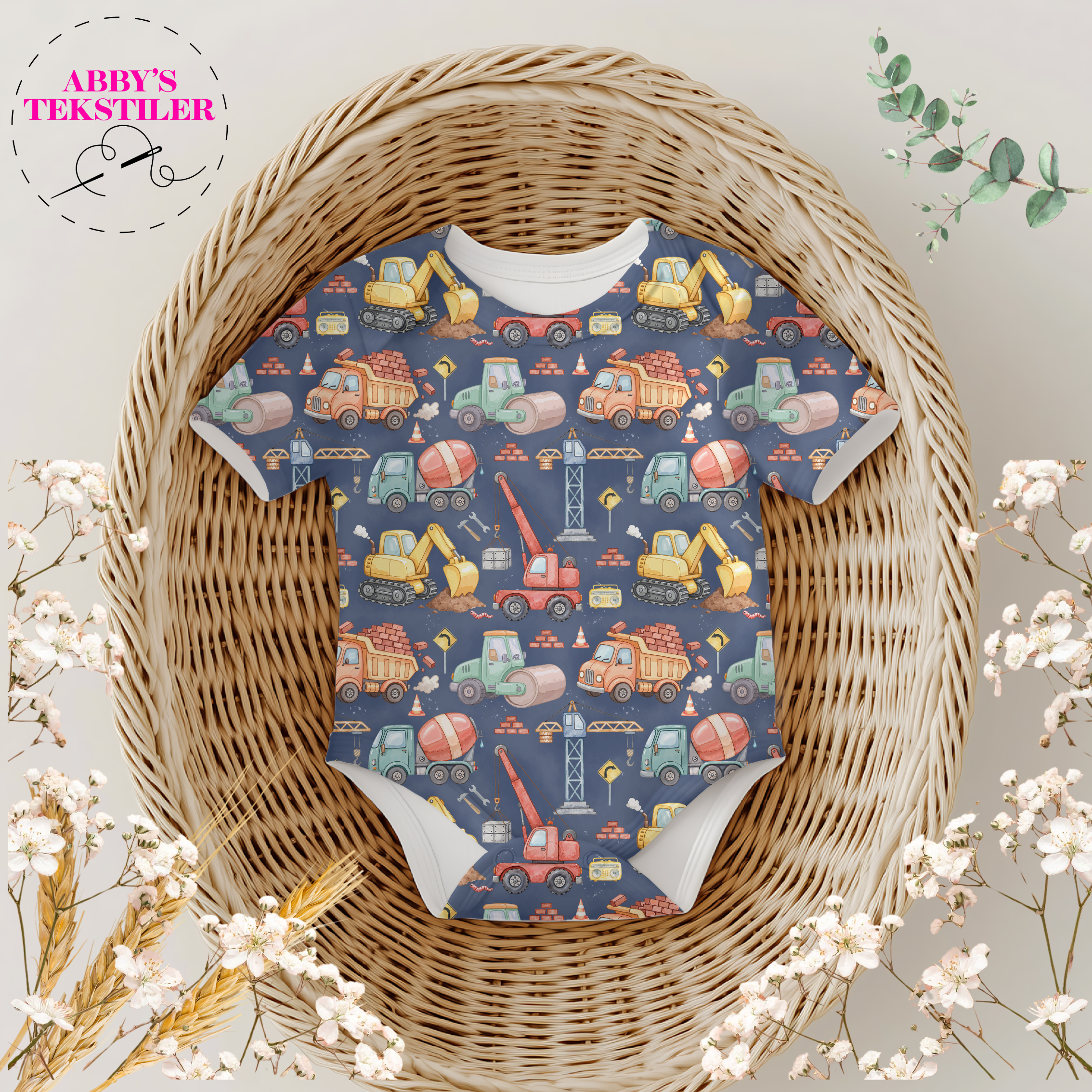 *Forhåndsbestilling* Jersey - Anleggsmaskiner blå