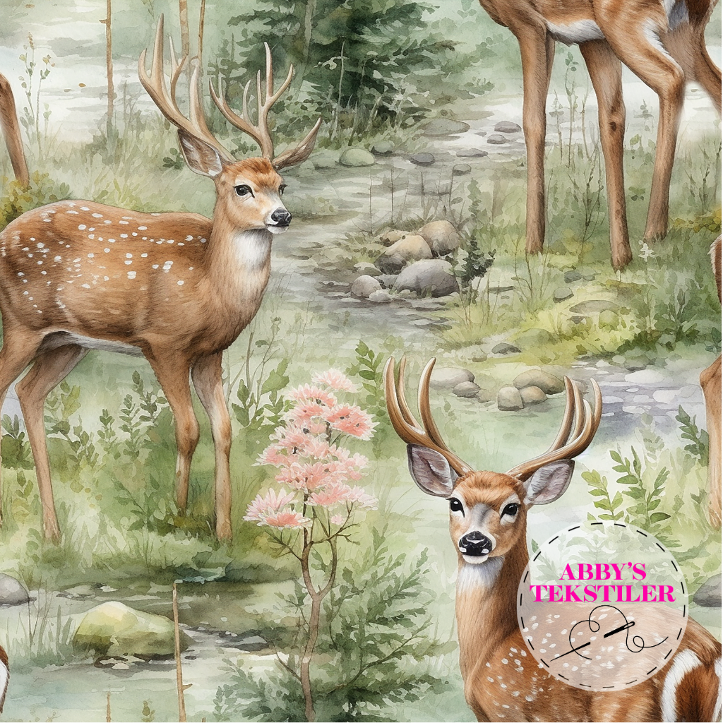 Jersey - Deer i skogen