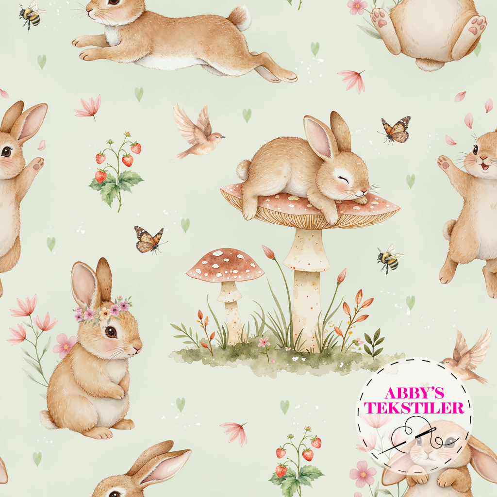 Jersey - Kanin Lys mint