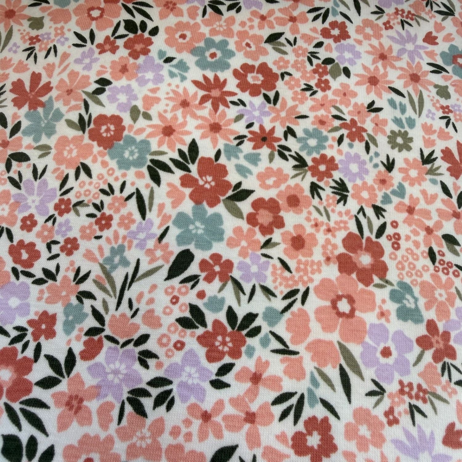 Jersey - Line små blomster