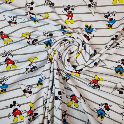 Jersey - Mikke Mus hvit