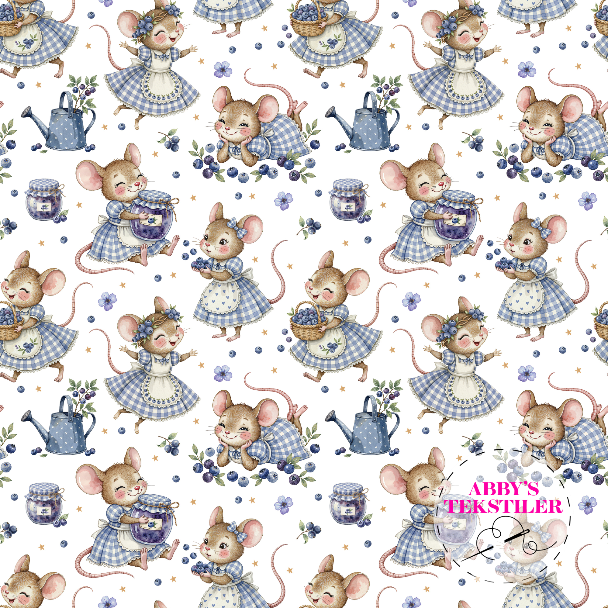 *Forhåndsbestilling* Jersey - Mus med blåbær