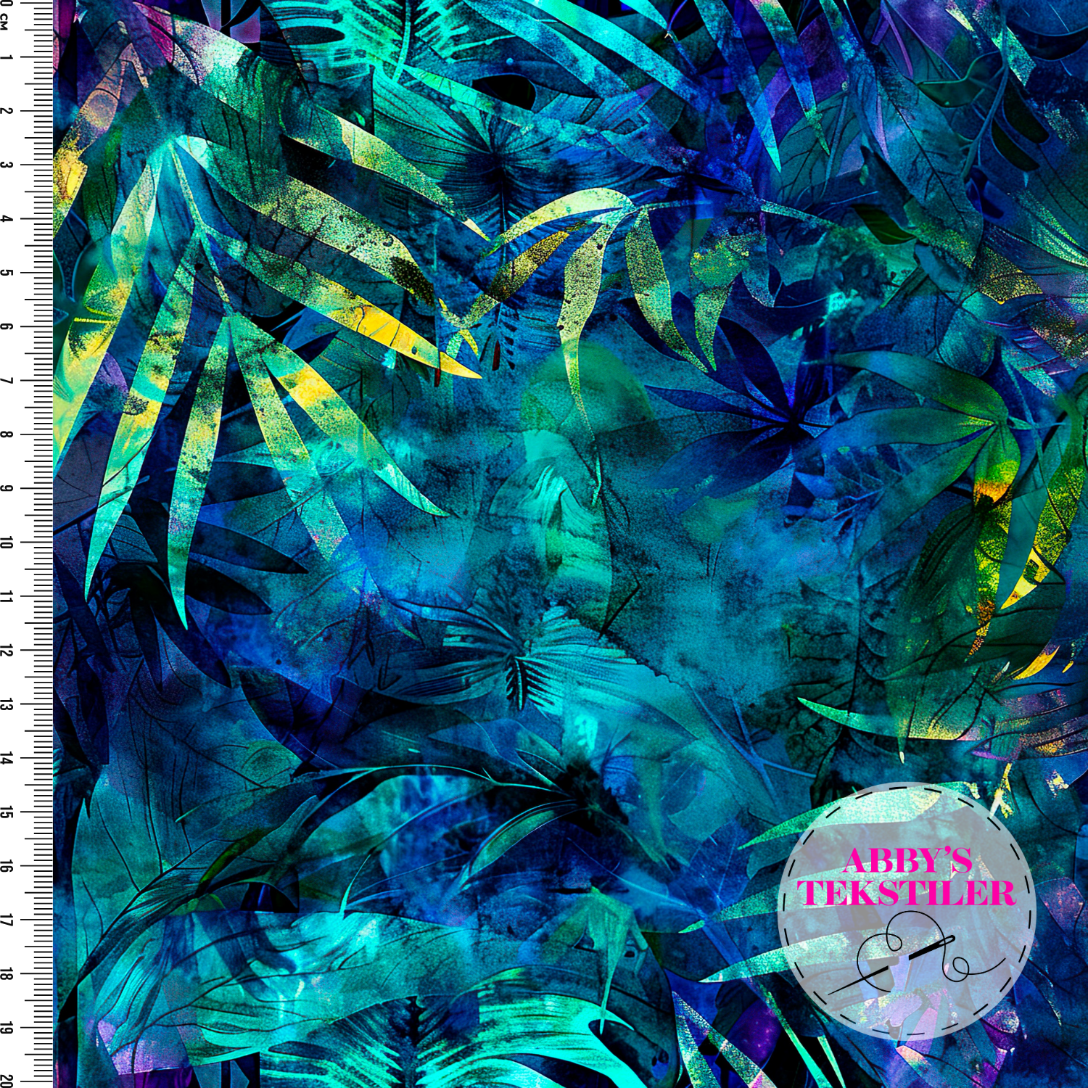 Jersey -Blad Batikk Look