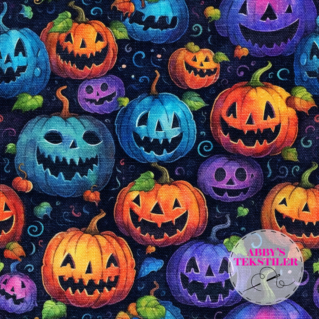 Jersey - Halloween Gresskar regnbue