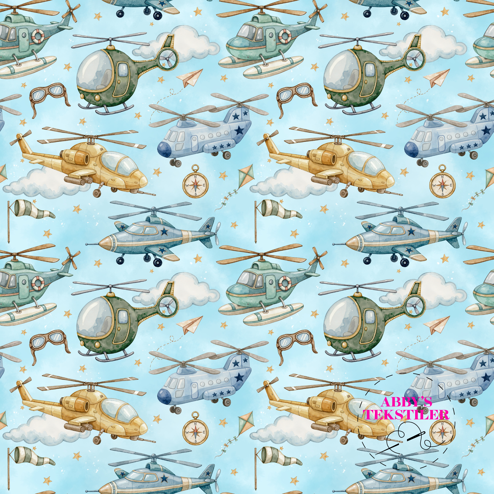 Jersey - Himmeleventyr, Lys blå