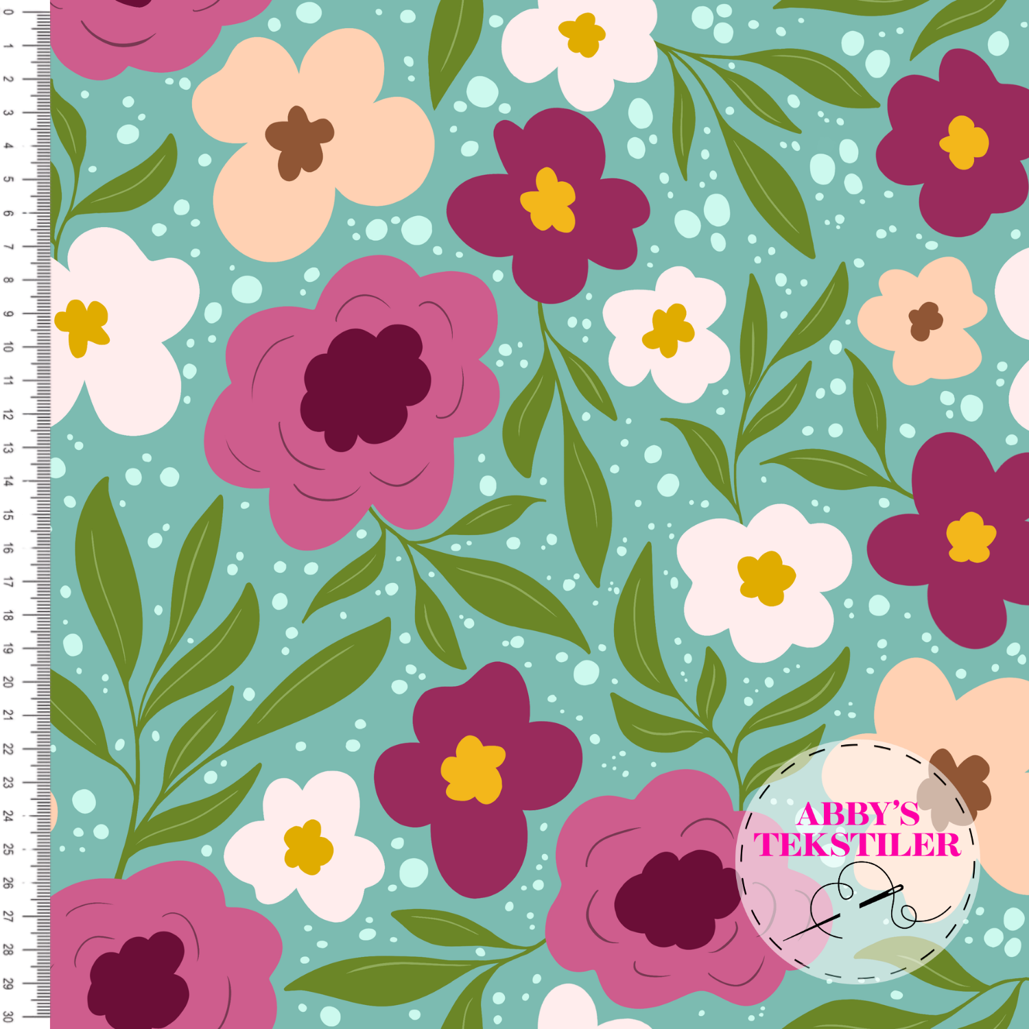 Jersey - Ingrid Blomster, Mint