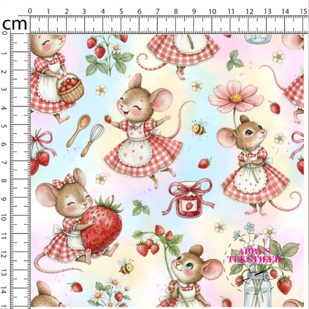 Jersey - Mus og Jordbær