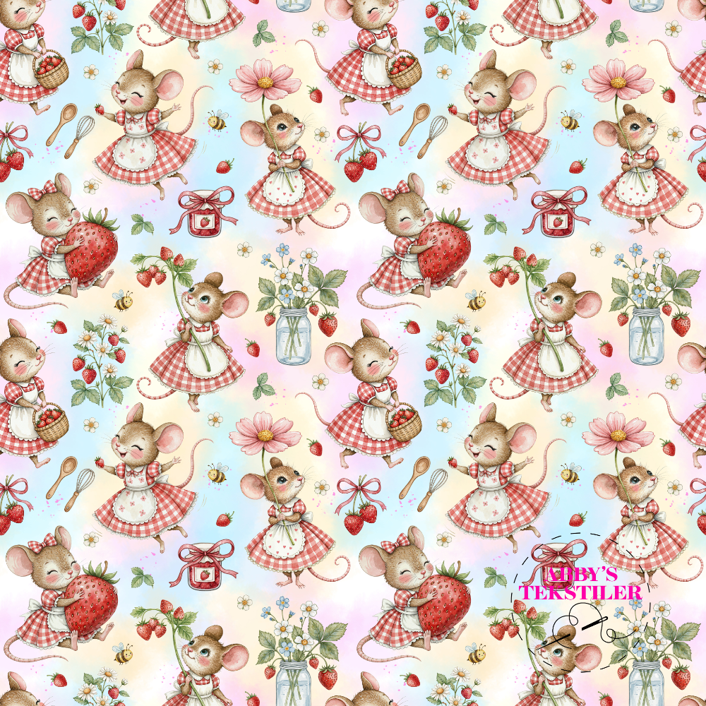 Jersey - Mus og Jordbær
