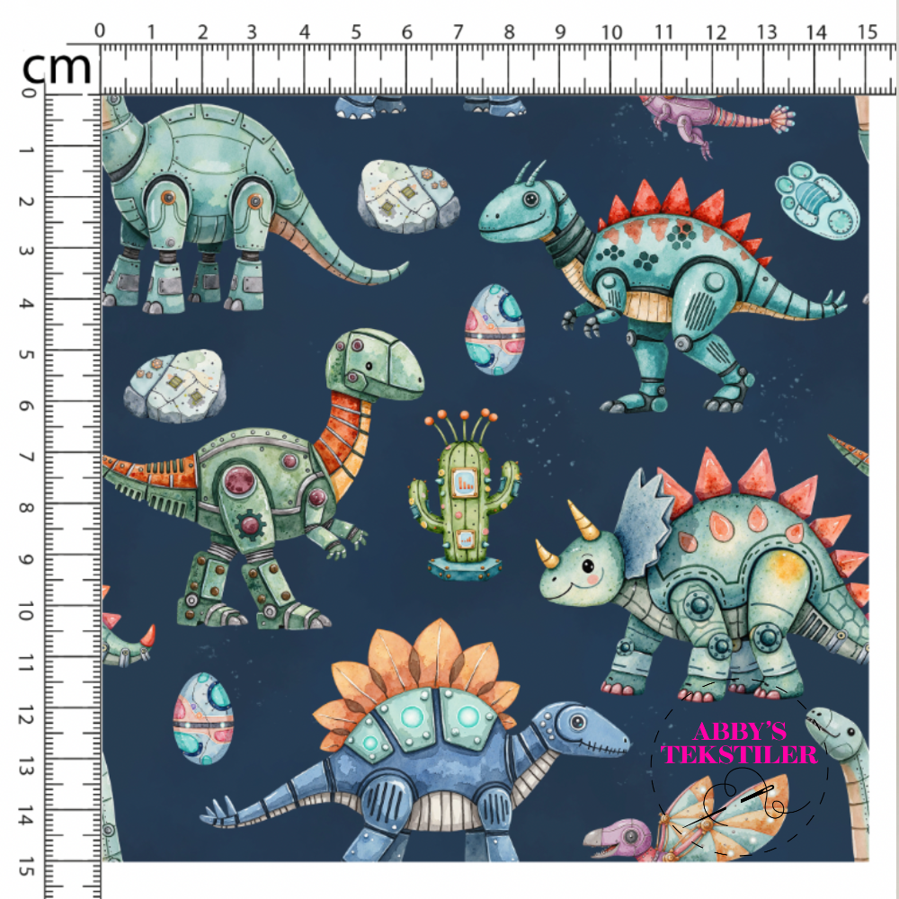 Jersey - Robo Dinosaurer, Mørk petrol