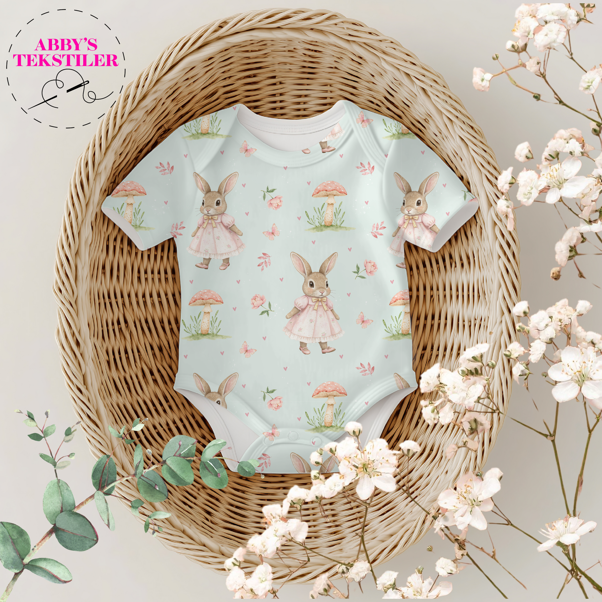 Jersey - Rosa Kanin mint