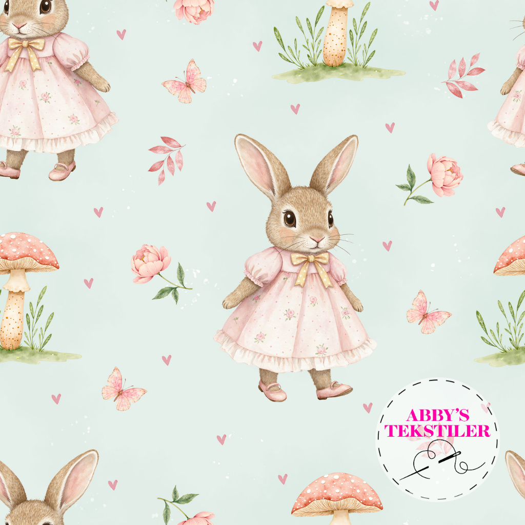 Jersey - Rosa Kanin mint