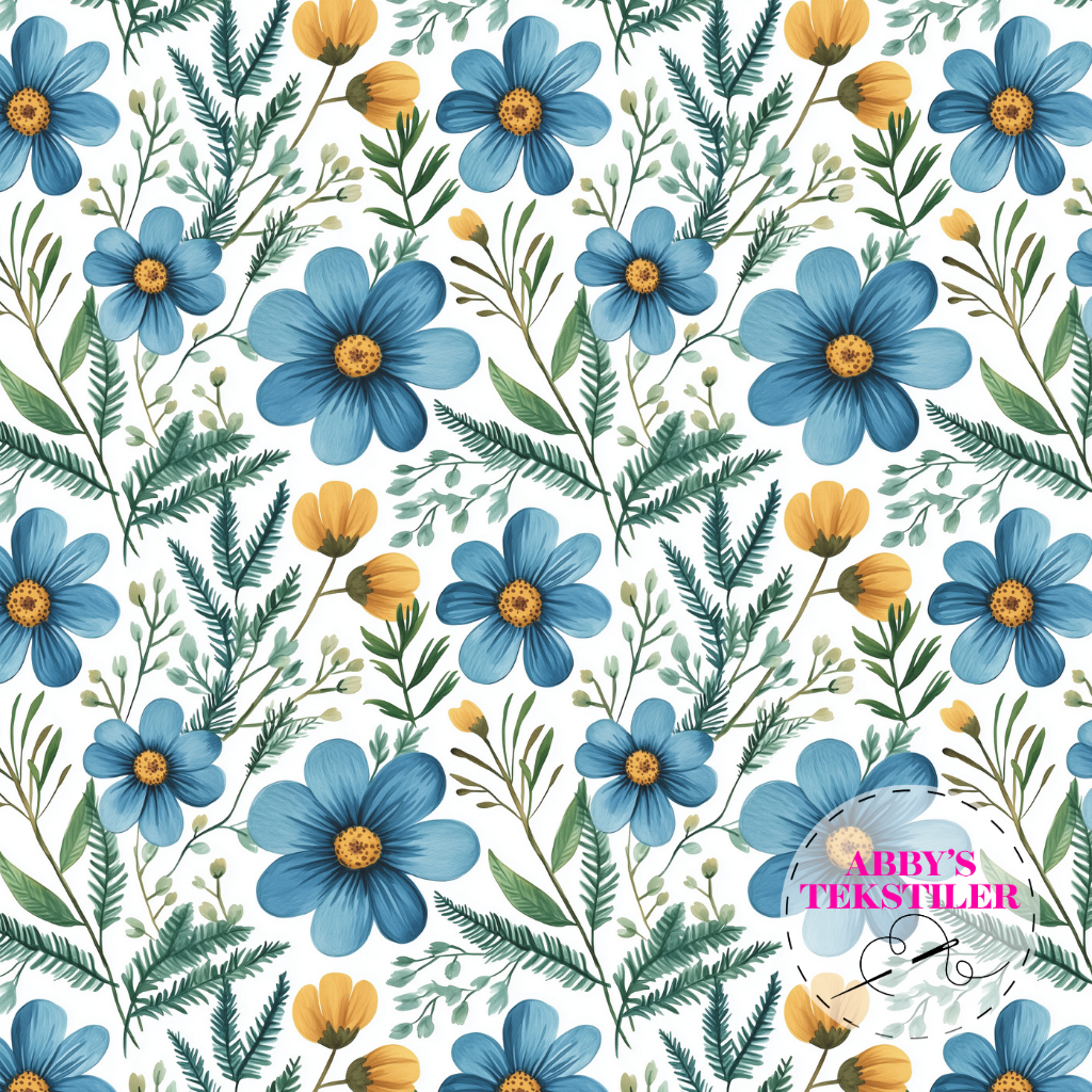 Jersey - Vakre Blomster