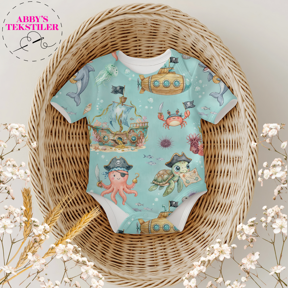 Jersey - sjødyr lys mint