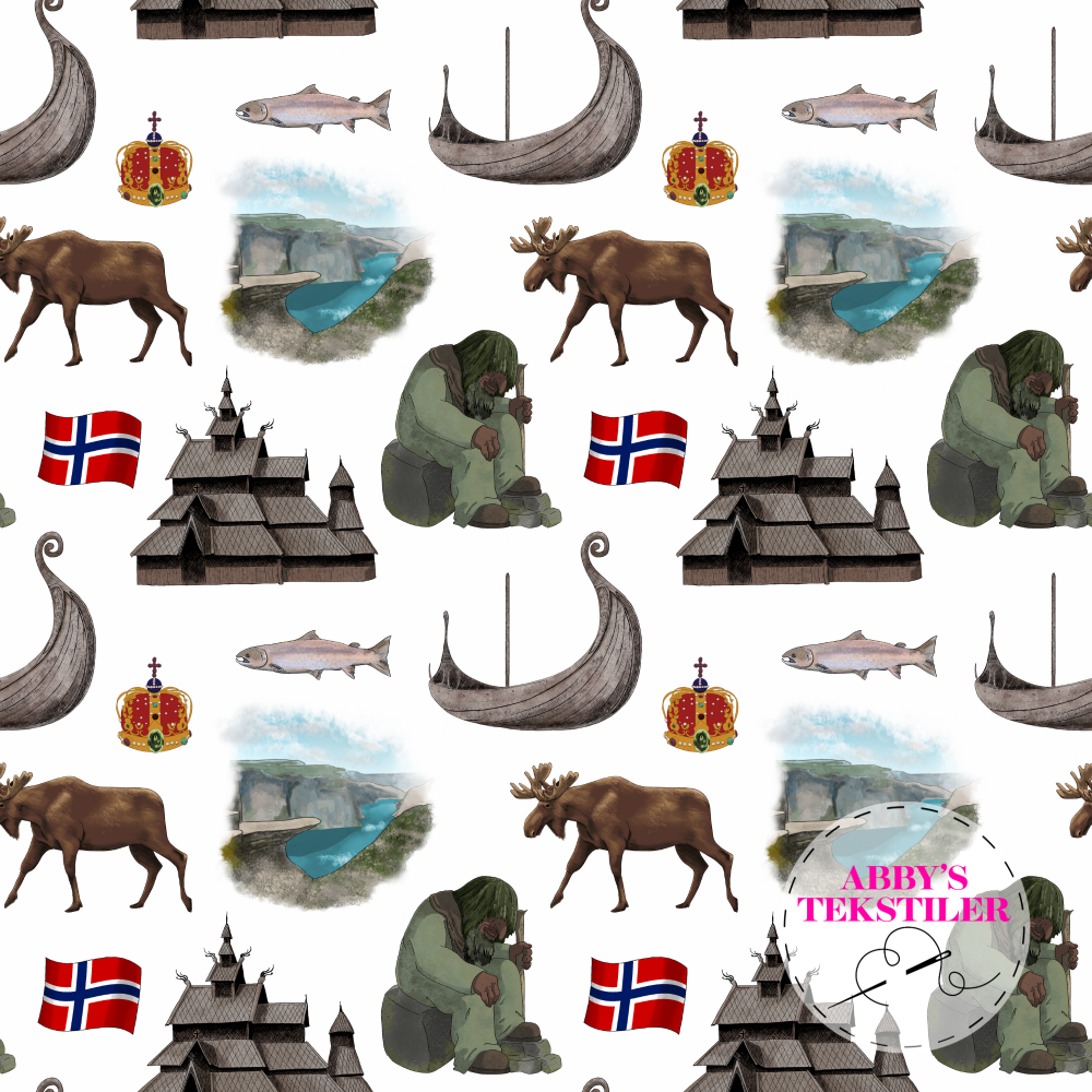 Kanvas - Norge, Hvit