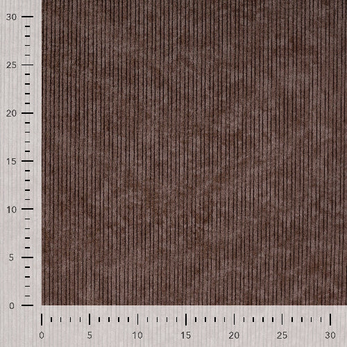 Kordfløyel - High-Low Kord, Brun