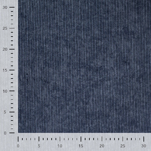 Kordfløyel - High-Low Kord, Marineblå