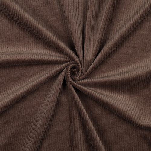 Kordfløyel - Vasket 6W Stretch, Brun