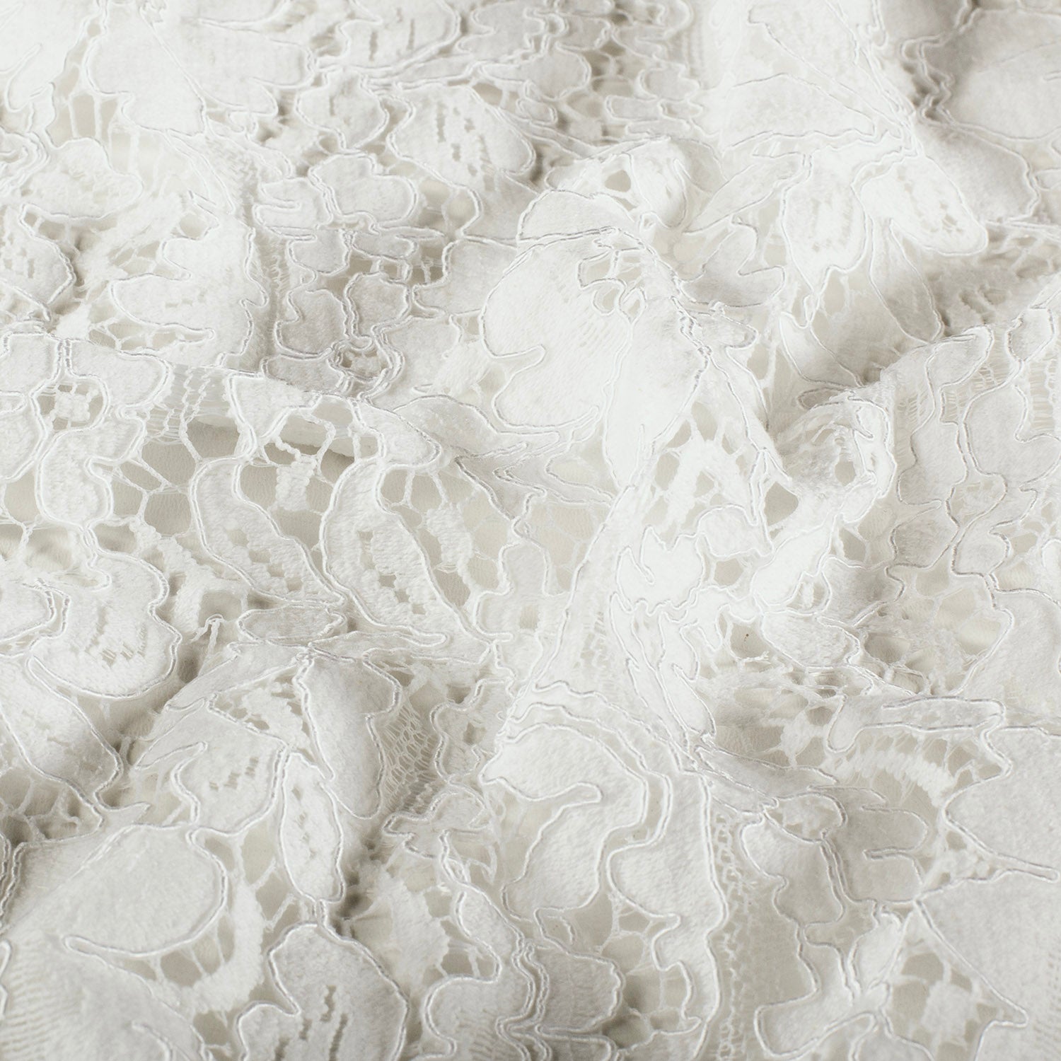 Lace blonde - Blomster - Hvit