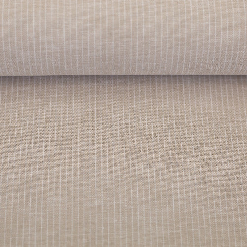 Linen Bomull - Paul stripet beige
