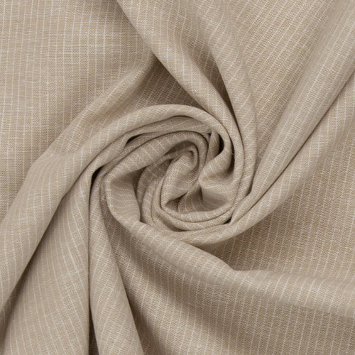 Linen Bomull - Paul stripet beige