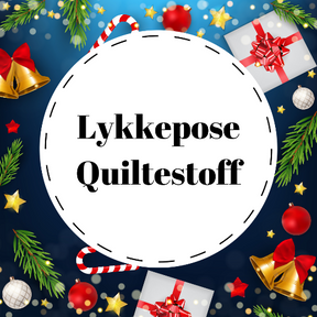 Lykkepose - Quiltestoff jul