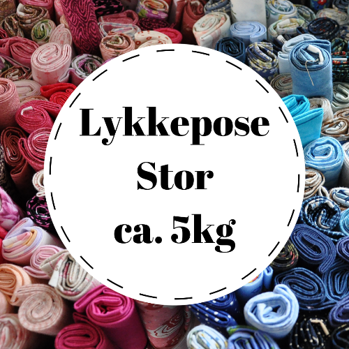 Lykkepose - Bekledningsstoff - STOR