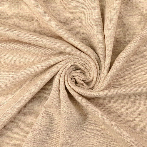 Merinoull Jersey - Melert Beige krem