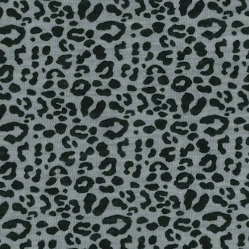 Merinoull silke jersey - Leopard