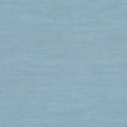 Merinoull silke jersey - Blå