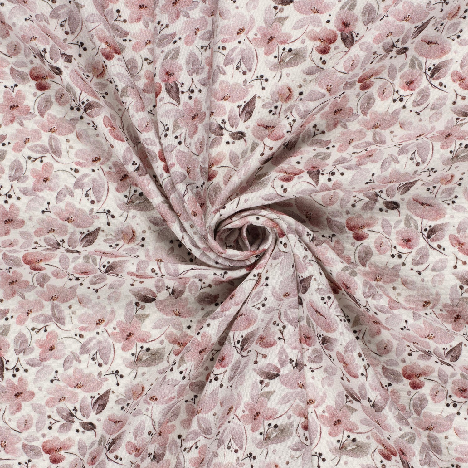 Musselin - Ida Små Blomster, offwhite