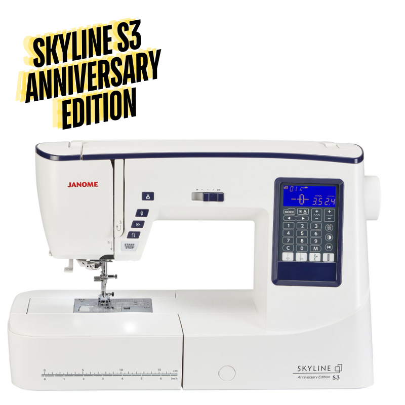 NYHET!  Janome Skyline S3 - Anniversary Edition