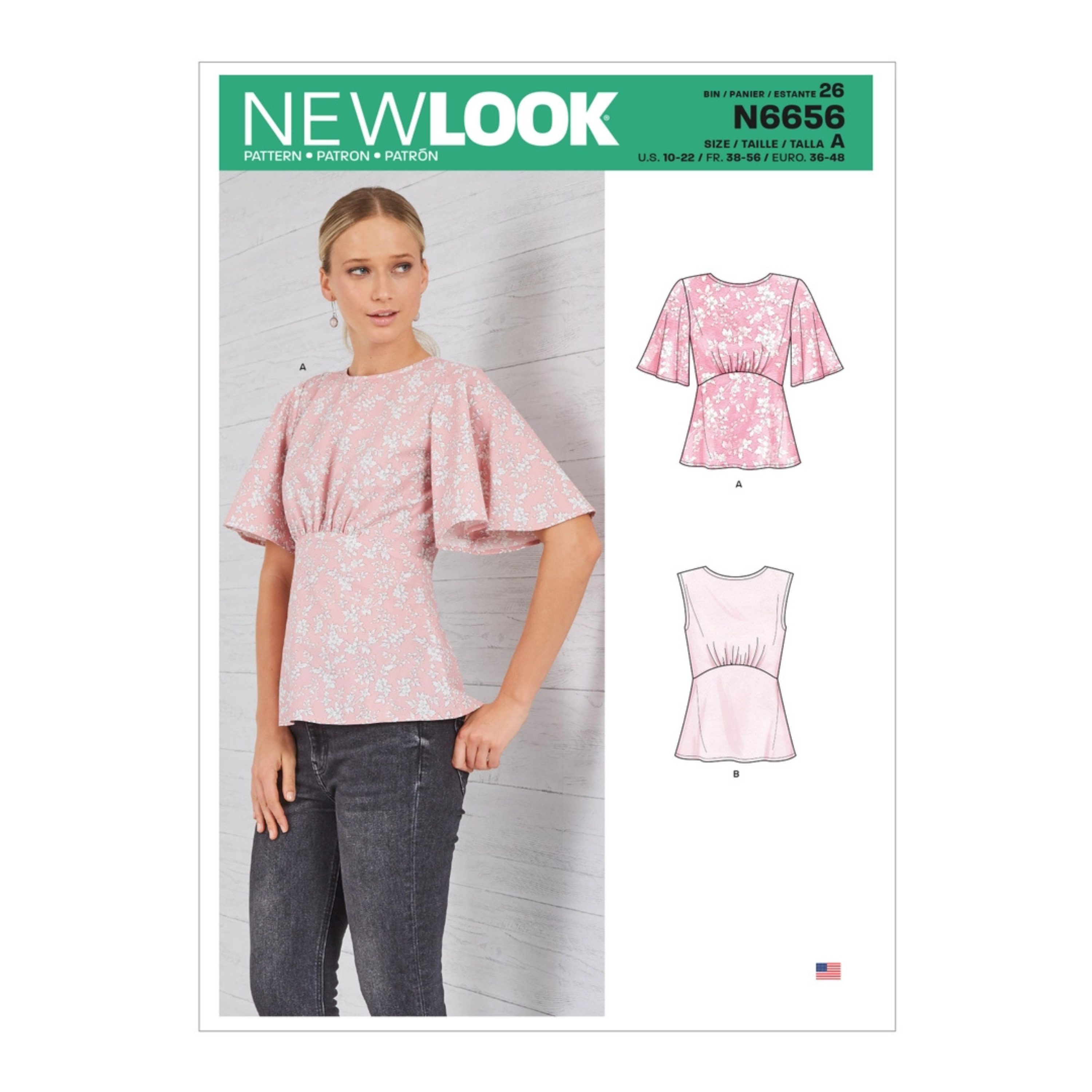 New Look - 6656 Bluse, str. 36-48