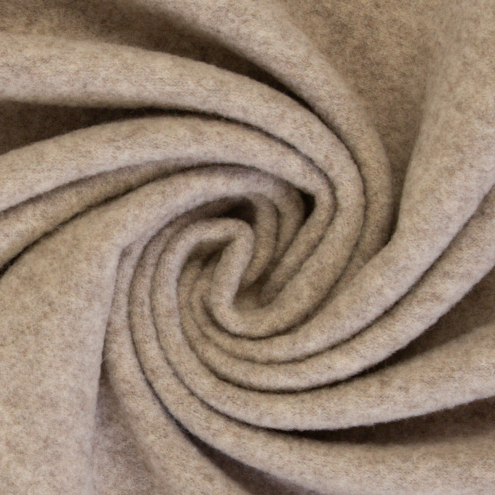 Nydelig Ull Fleece - Melert beige