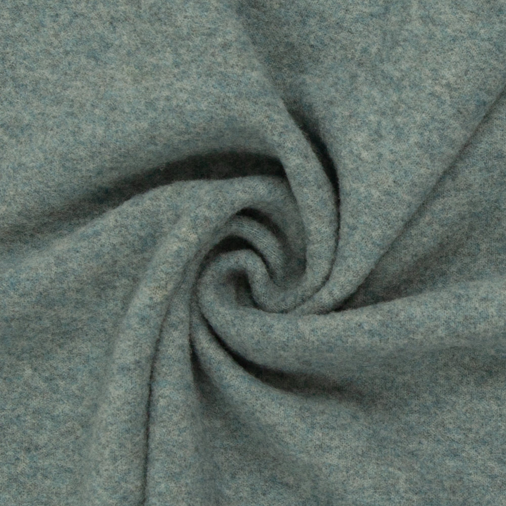 Nydelig Ull Fleece - Melert lys mint