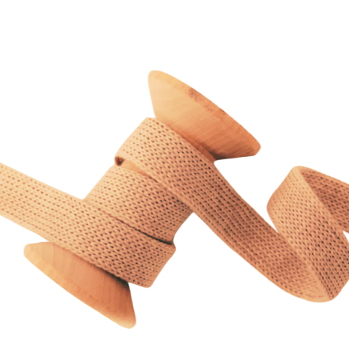 Økologisk  Anorakksnor 20mm beige